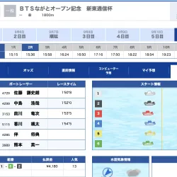 9月11日下関2R結果