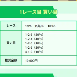 「ゴールドライン」1レース目