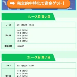 「ネクストライン」ナイターの買い目情報